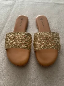 Pantoletten Leder