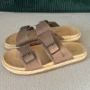 Pantoletten Sandalen Braun Beige