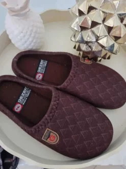 Pantoufle homme marron petit 42- Gezer🐬