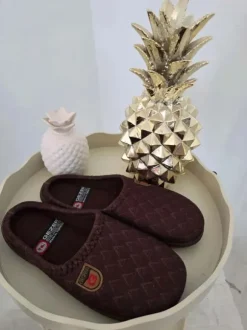 Pantoufle homme marron petit 42- Gezer🐬