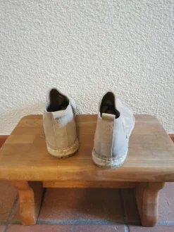 Pastellfarbene Espadrilles von Shabbies Amsterdam, Gr. 41