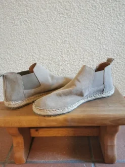 Pastellfarbene Espadrilles von Shabbies Amsterdam, Gr. 41