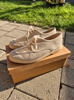 Pavini linnen heren schoen