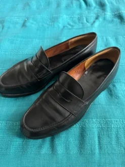 Penny Loafer schwarz echtes Leder aussen und innen, Used, but good condition