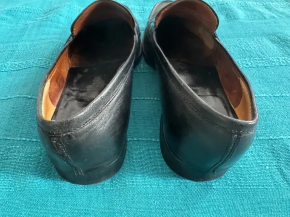 Penny Loafer schwarz echtes Leder aussen und innen, Used, but good condition