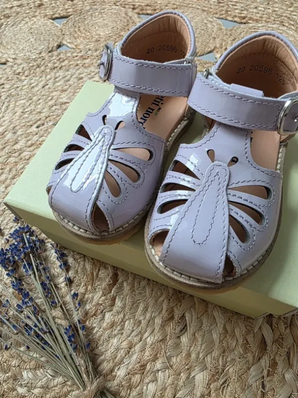 Petit Nord Butterfly Sandalen Schuhe Iris Patent Flieder Lila 20