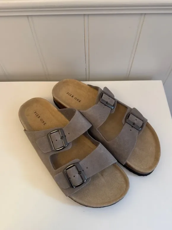 Pier One Leather UNISEX - grey/grijs
