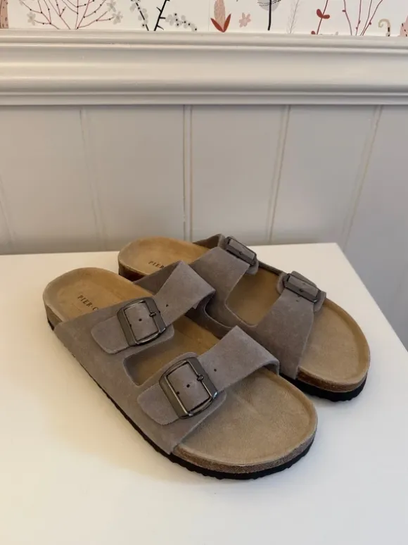 Pier One Leather UNISEX - grey/grijs