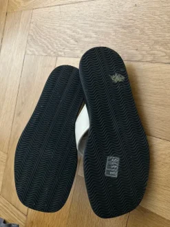 Plateau Flip Flops 37 beige schwarz