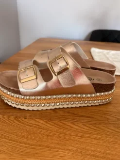 Plateau Sandalen sehr weiches Fußbett