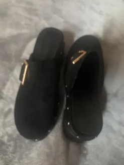 Plateauschuhe, Gr.39, schwarz
