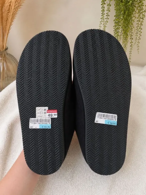 Polo Ralph Lauren Hausschuhe schwarz gefüttert Größe 41 eher 39/40neu