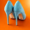 Prachtige turquoise / aqua pumps Jumex maat 40