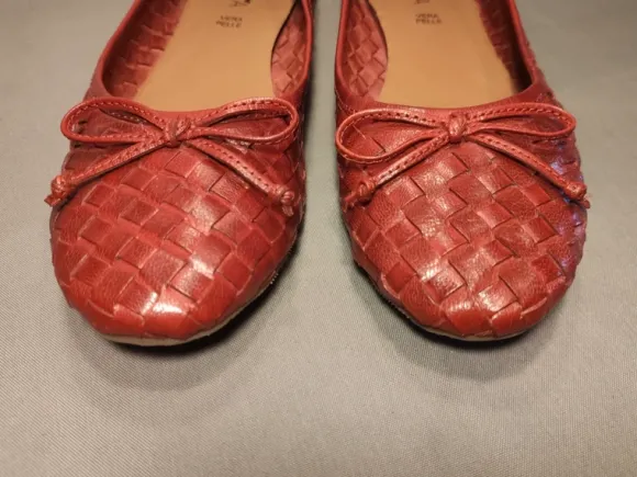 Pregunta Damen Flecht-Ballerinas Gr.40 Rot