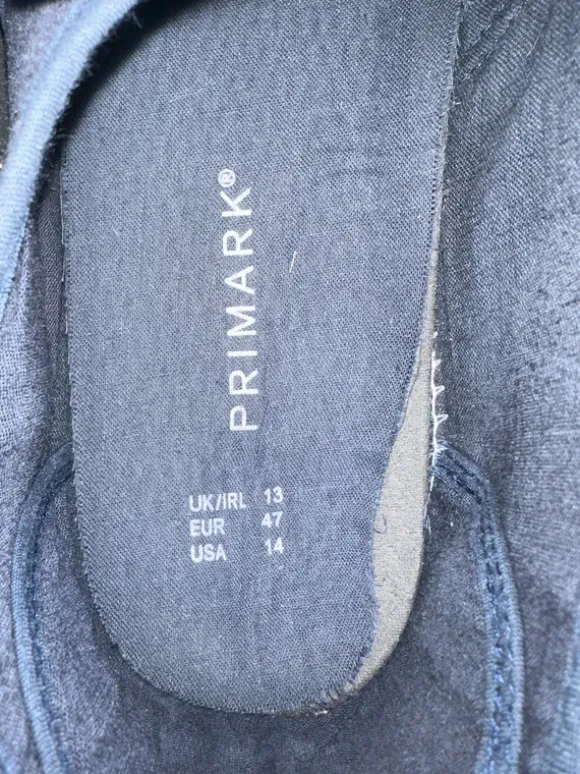 Primark Herren Stoffschuhe Größe 47 (UK13)