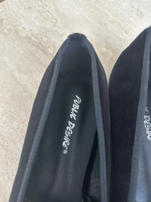 Public Desire Samt Ballerinas NEU