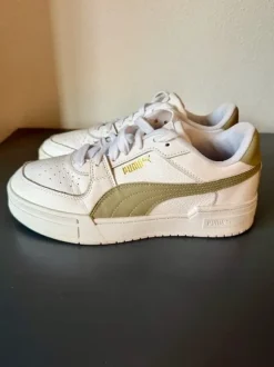 Puma CA Pro Classic Sneaker weiß/khaki oliv Gr. 40 Leder