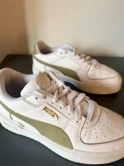 Puma CA Pro Classic Sneaker weiß/khaki oliv Gr. 40 Leder