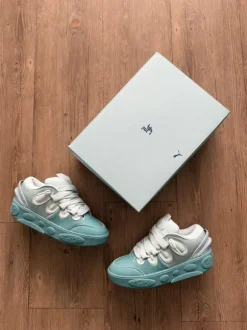 Puma La France Icy – Baltic Sea Blue / Seafoam | Nieuw in doos | Maat 42.5 (US 9.5)