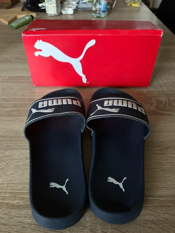 Puma Leadcat 2.0 Badelatschen für Jungen/ Herren, Gr. 40,5