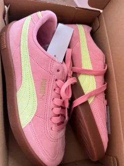 Puma Sneaker Rosa/Limette – Größe 38 – Neu mit Etikett