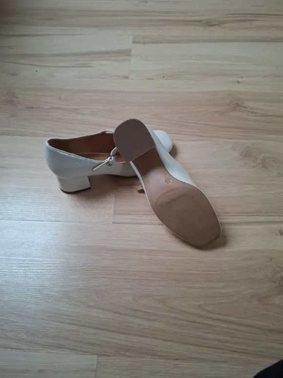 Pumps, Graceland, Größe 36, cremeweiß,wie neu