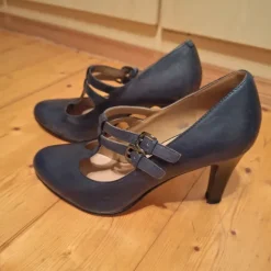 Pumps Leder dunkelblau, 38