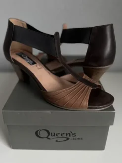 Queens & Sons Schuhe Größe 38 Sandalen Absatz
