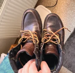 Ralph Lauren Lederstiefel braun Wanderschuh