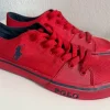Ralph Lauren Sneakers rot Gr. 40 Top Zustand