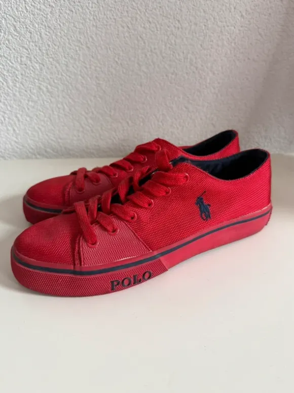 Ralph Lauren Sneakers rot Gr. 40 Top Zustand