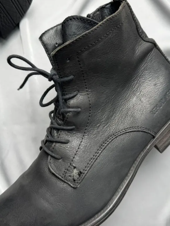 Replay lace up sellam leather boots