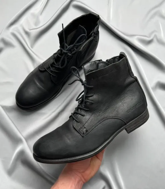 Replay lace up sellam leather boots