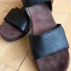Rieker Leder Sandalen schwarz Gr 37