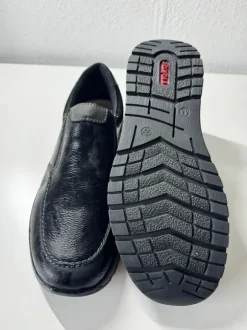 Rieker Slip-On Schuhe Schwarz - Antistress & Extra Wide