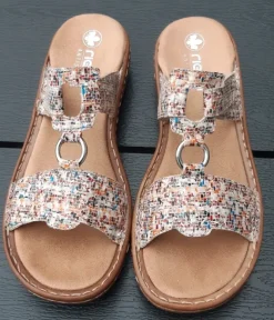 Rieker slippers maat 42/maat 8 (als nieuw)