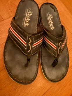 Rieker Zehentrenner Herren Gr.44 blau