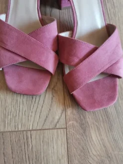 Riemchen Sandale Sandalette rosa 41