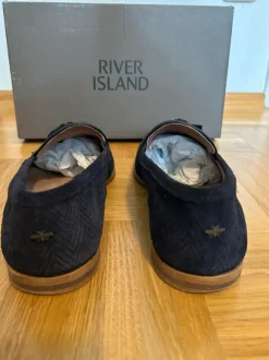 River Island Loafer aus Wildleder