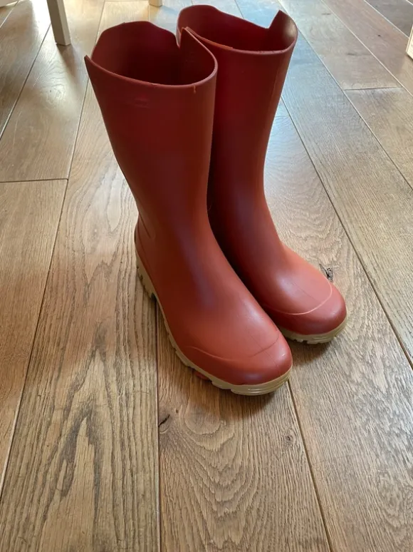 Rode regenlaarzen maat 41