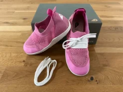 Rosa Bobux Play Knit Sneaker Hallenschuhe Barfußschuhe Sandalen Hausschuhe