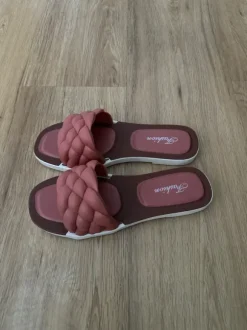 Rosa Damen Schlappen / Slides
