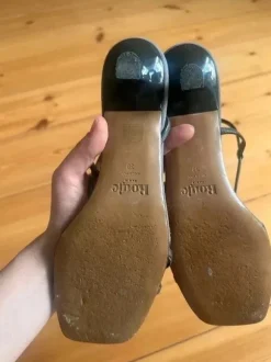 Rouge kitten hill open summer shoes