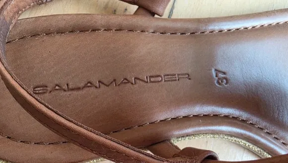 Salamander Echt Leder Boho Sandalen Gr 37