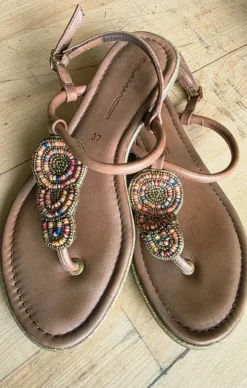 Salamander Echt Leder Boho Sandalen Gr 37