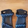 Sandalen Herren Sommer schwarz dunkelblau weiß gemustert Axces Comfortable Cushion System