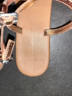 Sandalen mit Glitzer von Hallhuber