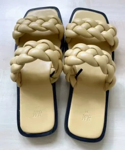 Sandalen Pantoletten gelb H&M Gr. 39