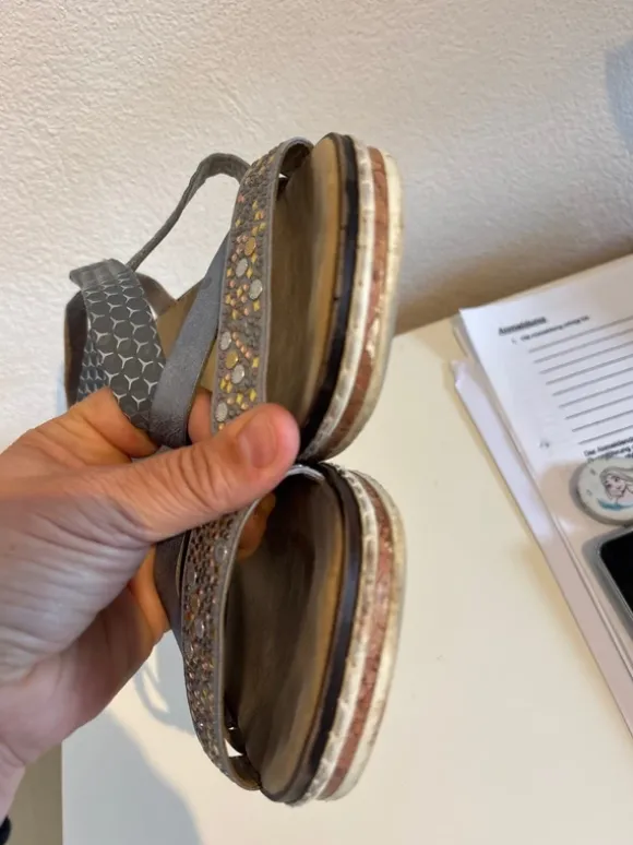Sandalen Rieker 41 blau