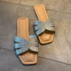Sandalen Schlappen glitzer silber Gr. 40